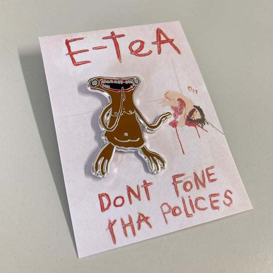 E-TEA Pin –– Pinbadg.es X SUPERGODEATER