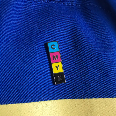 CMYK Printer's Marks — Enamel Pin