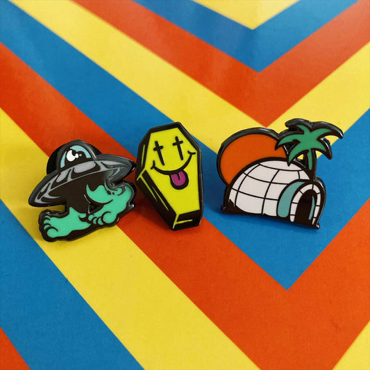 Coffin Pin –– Pinbadg.es X Tony Riff