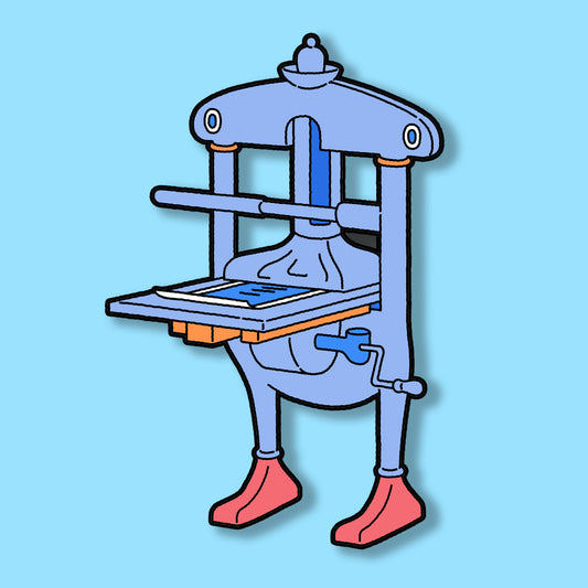 Printing Press Mascot -- People of Print