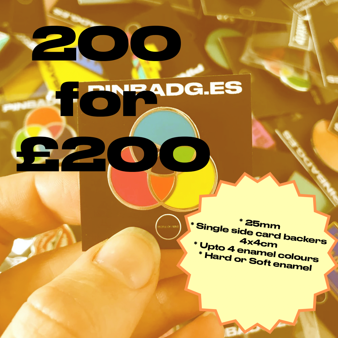 LIMITED OFFER - 200 FOR £200