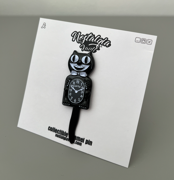 Kit-Cat Clock 3D Pin –– Nostalgia Vault