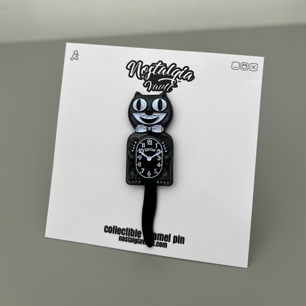 Kit-Cat Clock 3D Pin –– Nostalgia Vault