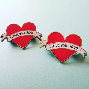 I LOVE YOU 3000 Pin –– Alice Vitrum