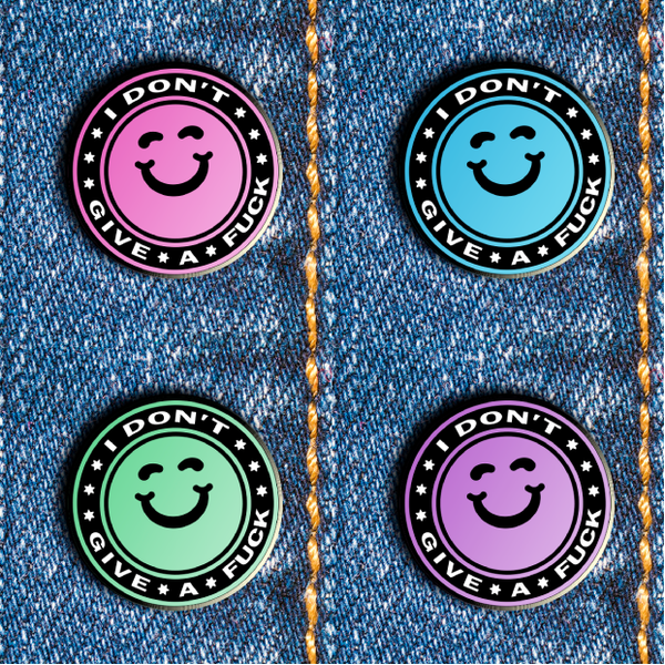 IDGAF Pin –– Philippe Wojtylo