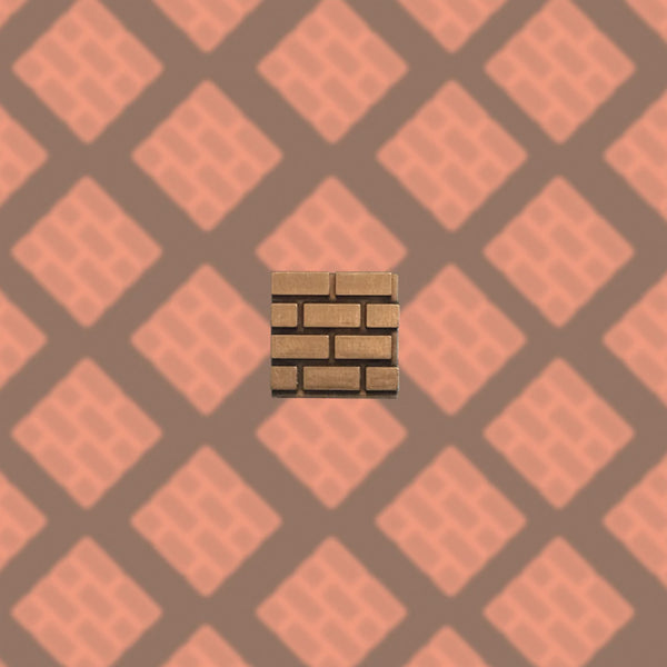 8 Bit Brick Wall Pin –– High Five Pins