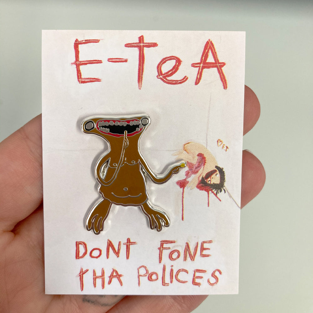 E-TEA Pin –– Pinbadg.es X SUPERGODEATER