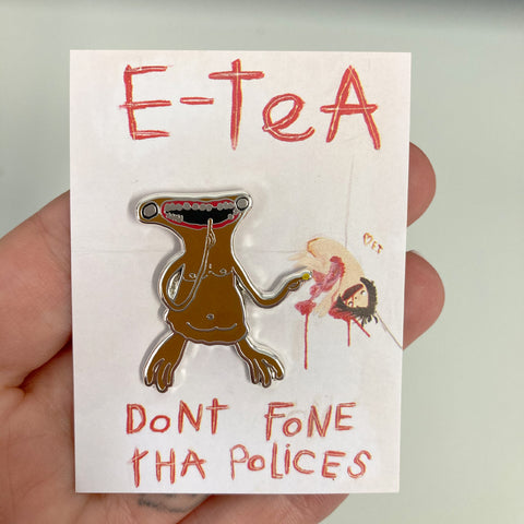 E-TEA Pin –– Pinbadg.es X SUPERGODEATER