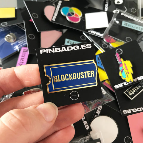 Notonthehighstreet — Blockbuster Enamel Pin