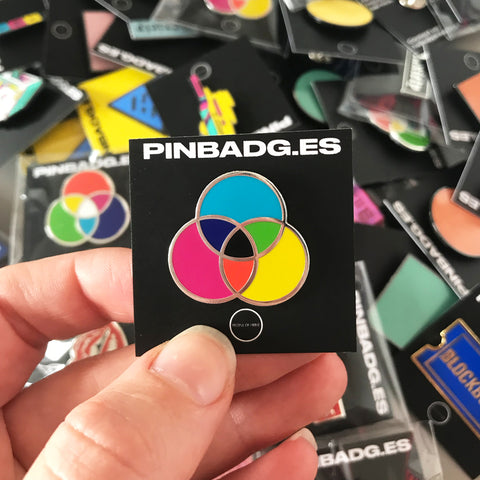 CMYK Colour Circle — Enamel Pin