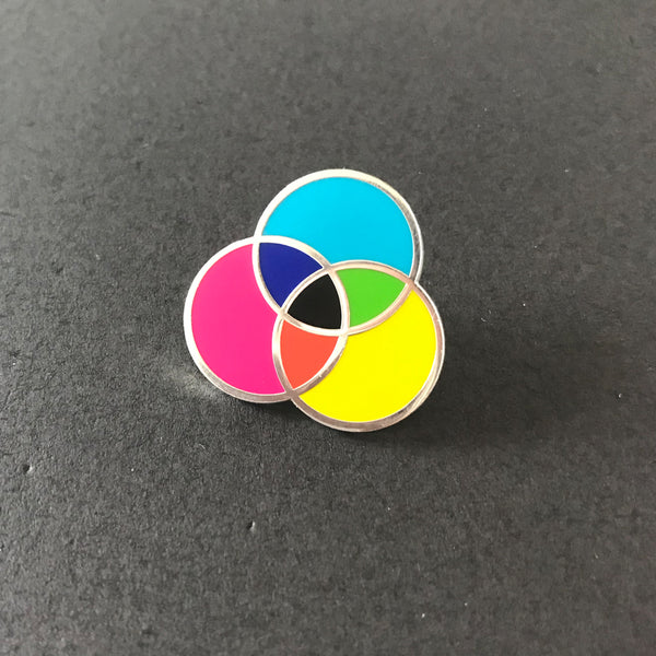 CMYK Colour Circle — Enamel Pin