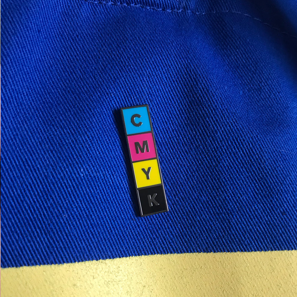 CMYK Printer's Marks — Enamel Pin