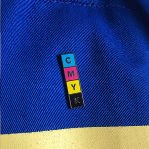 CMYK Printer's Marks — Enamel Pin