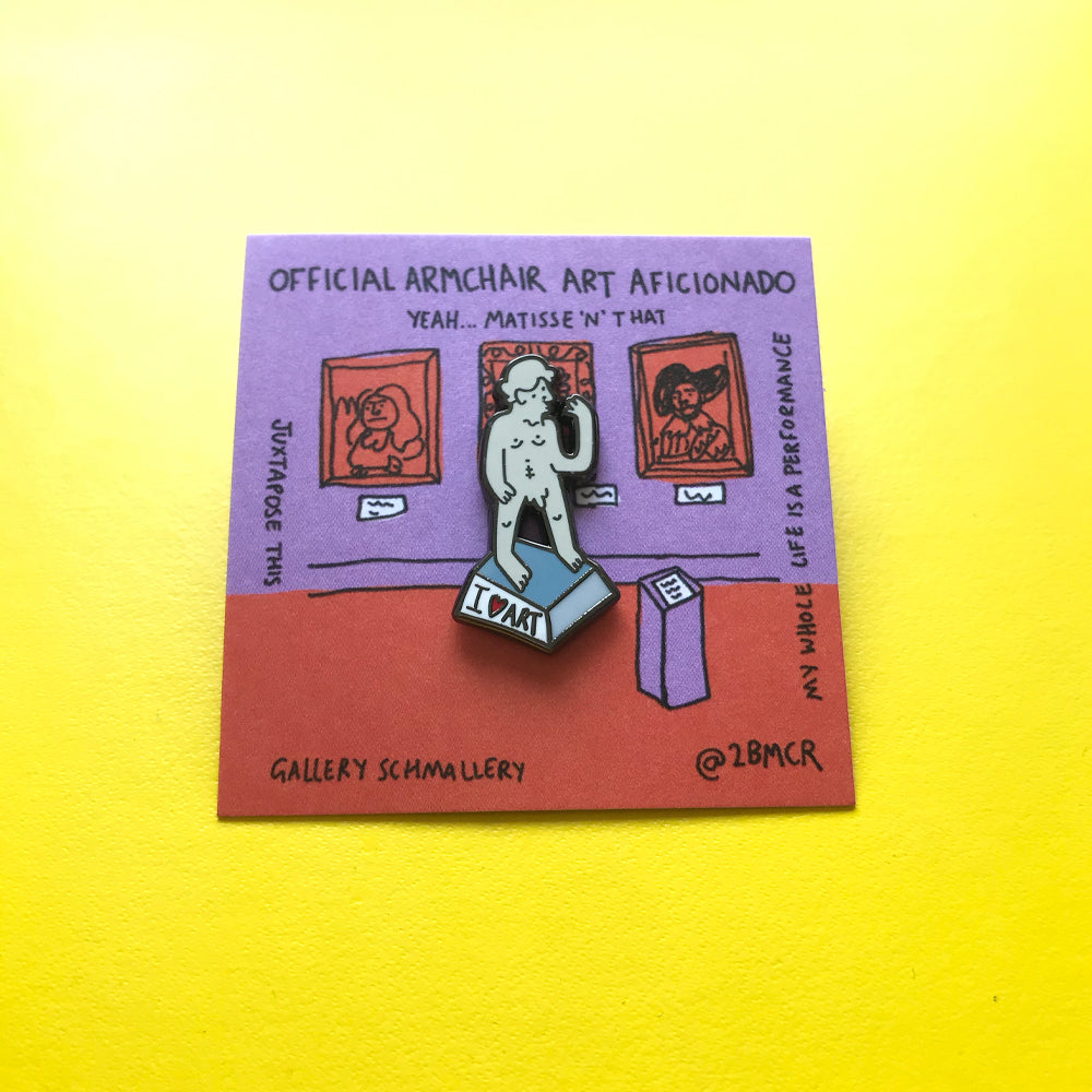 Mascot Statue Pin –– 2B or Not 2B