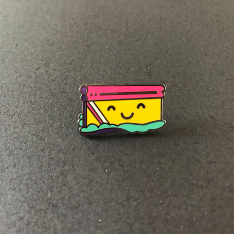 Happy Squeegee Pin