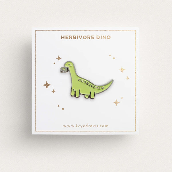 Herbivore Dino Pin –– Ivy Chan