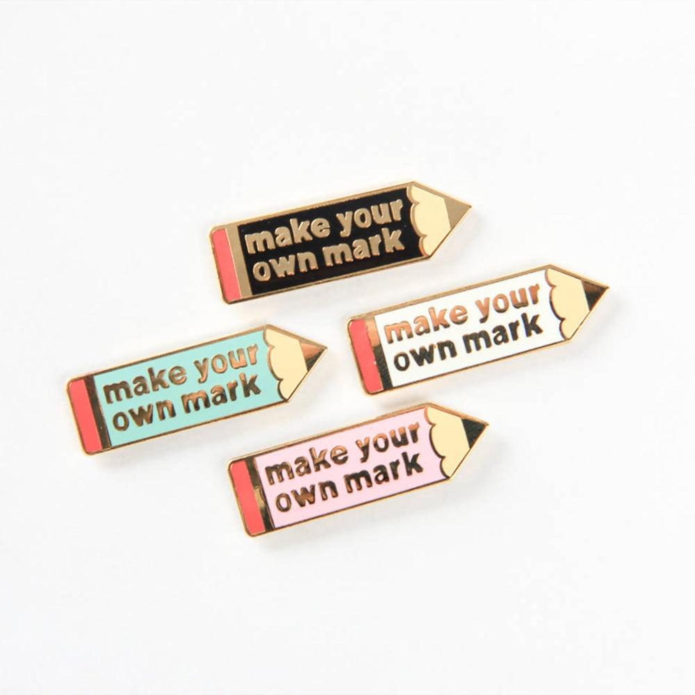 Make Your Own Mark Pin –– Studio Inktvis
