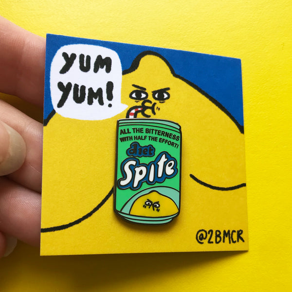 Diet Spite Pin –– 2B or Not 2B