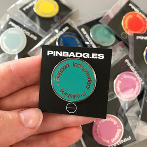 Support Independent Publishing — Enamel Pin