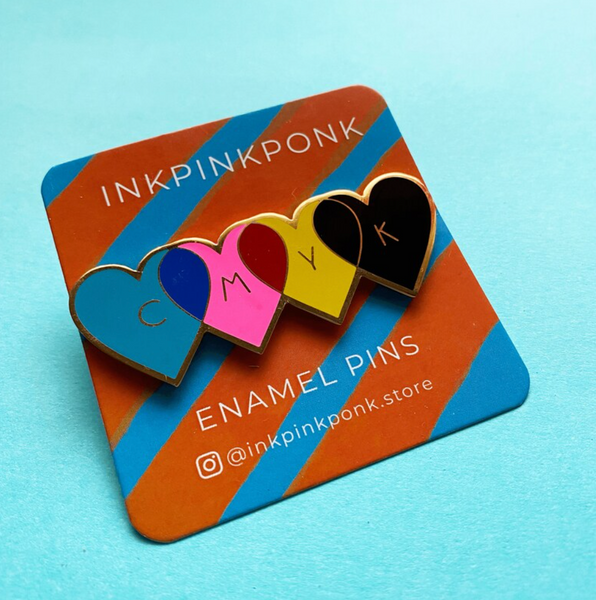 CMYK Pin - Inkpinkponk