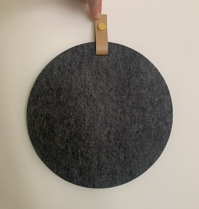 Grey Felt Pin Board