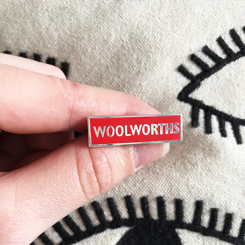 Notonthehighstreet — Woolworths Enamel Pin