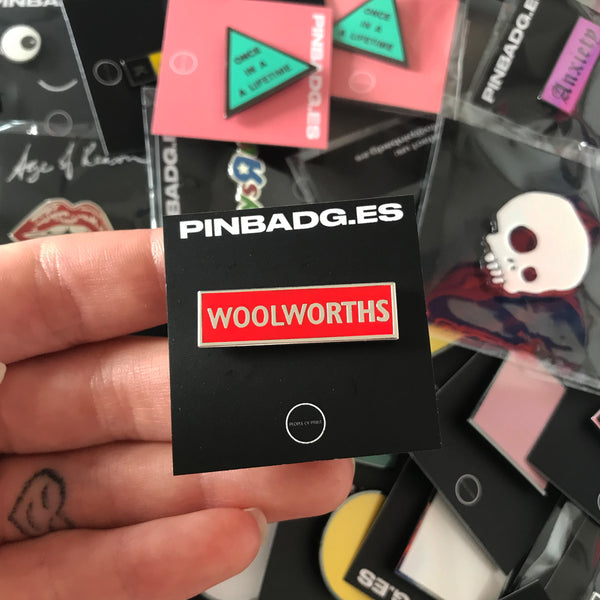 Notonthehighstreet — Woolworths Enamel Pin