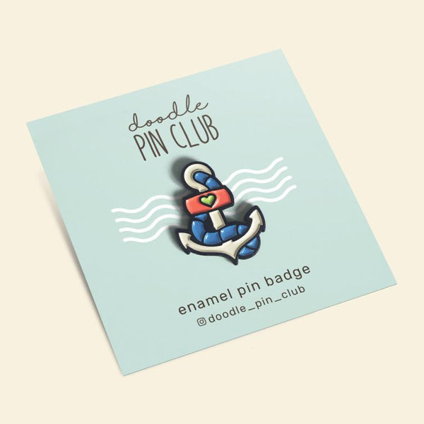 Anchor Pin –– Lynn Doodles