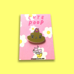 Cute Poop Pin –– Suzi Kemp