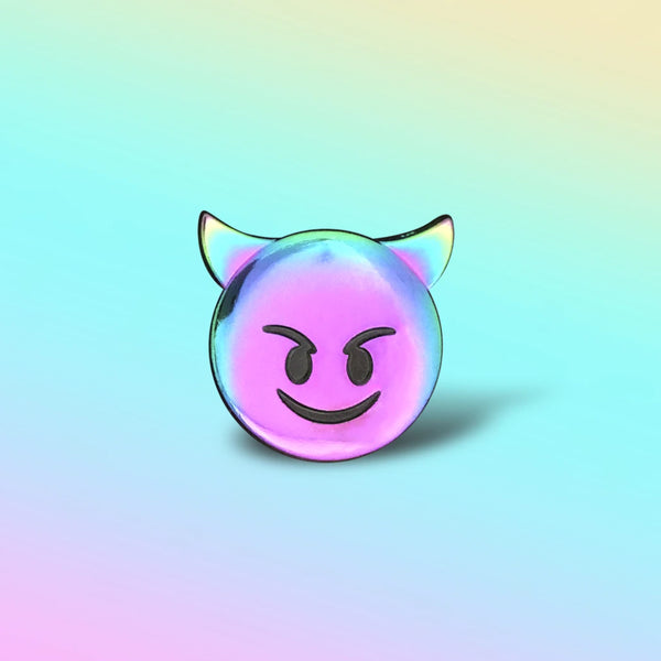 Devil 3D Rainbow Pin –– High Five Pins