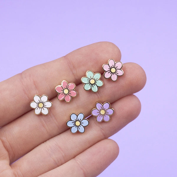 Spring Flowers Pin Set –– Joanna Behar