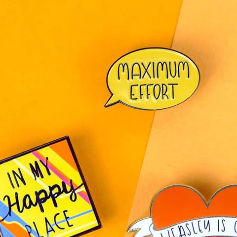 Maximum Effort Pin –– Alice Vitrum