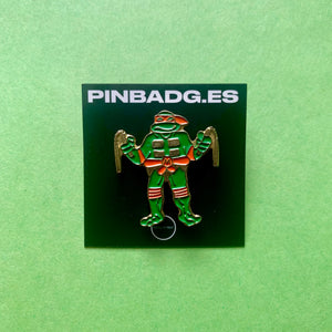 Vintage Michelangelo TMNT Pin