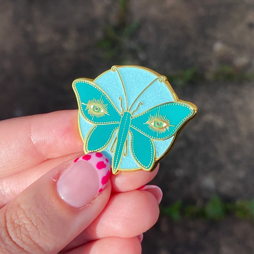 Nocturnal Moth Pin
