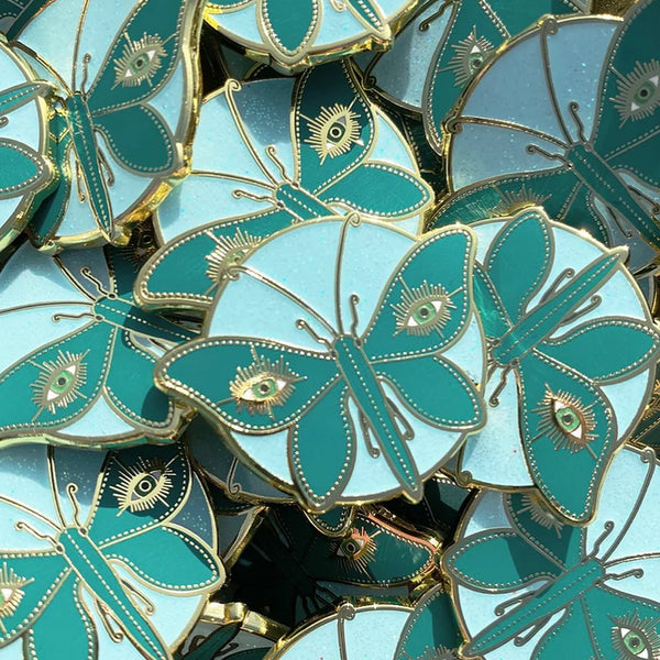 Nocturnal Moth Pin