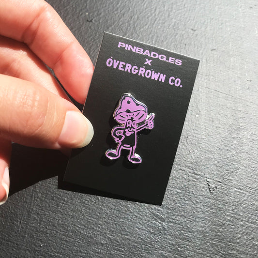Mushroom Guy –– Overgrown Co. X Pinbadges