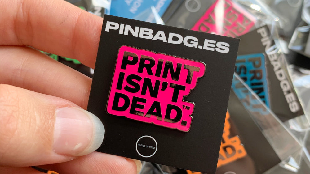 Print Isn't Dead™ — Enamel Pin