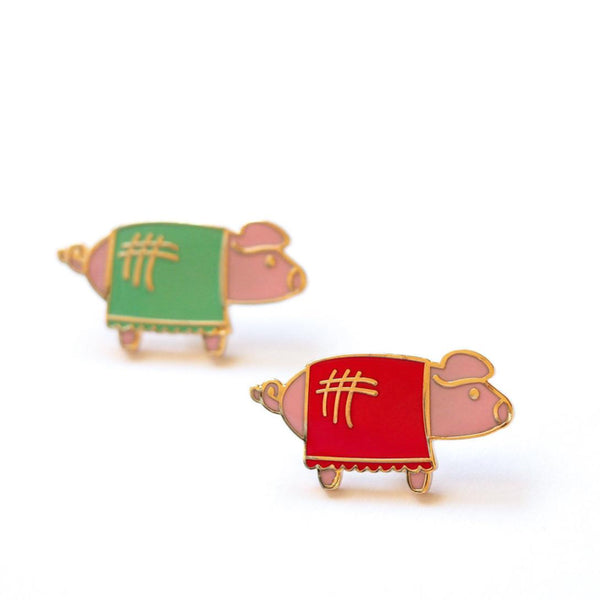 Pig in a Blanket Pin –– Rock Cakes