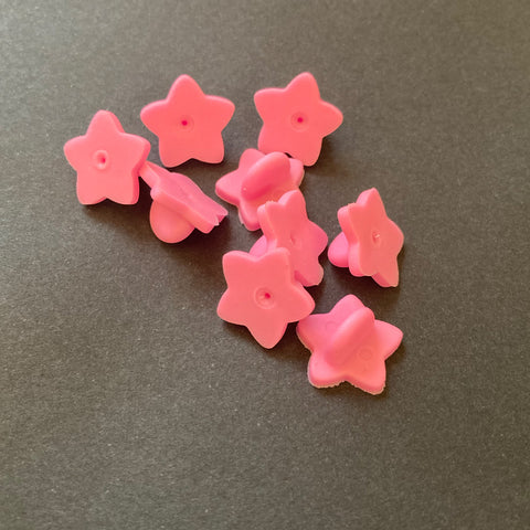 Pink Star Rubber Clutch