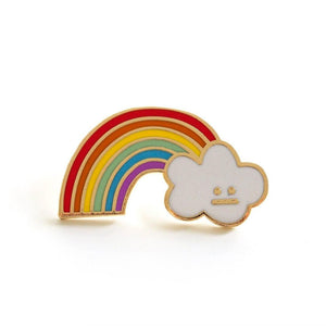 Cloud and Rainbow Pin –– Rock Cakes