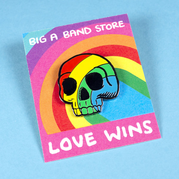 Pride Skull Pin –– Big A Band