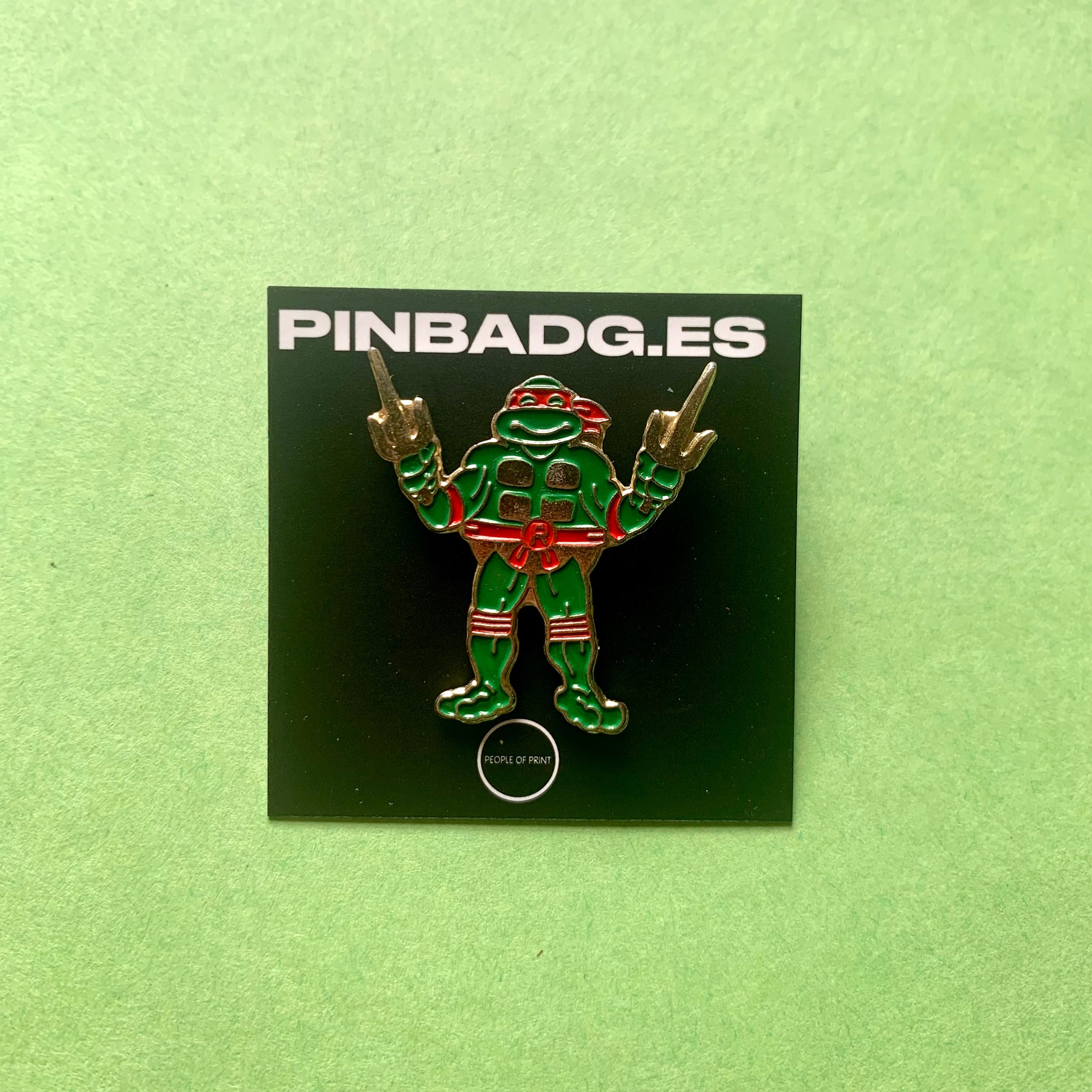 Vintage Raphael TMNT Pin