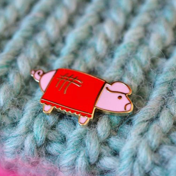 Pig in a Blanket Pin –– Rock Cakes