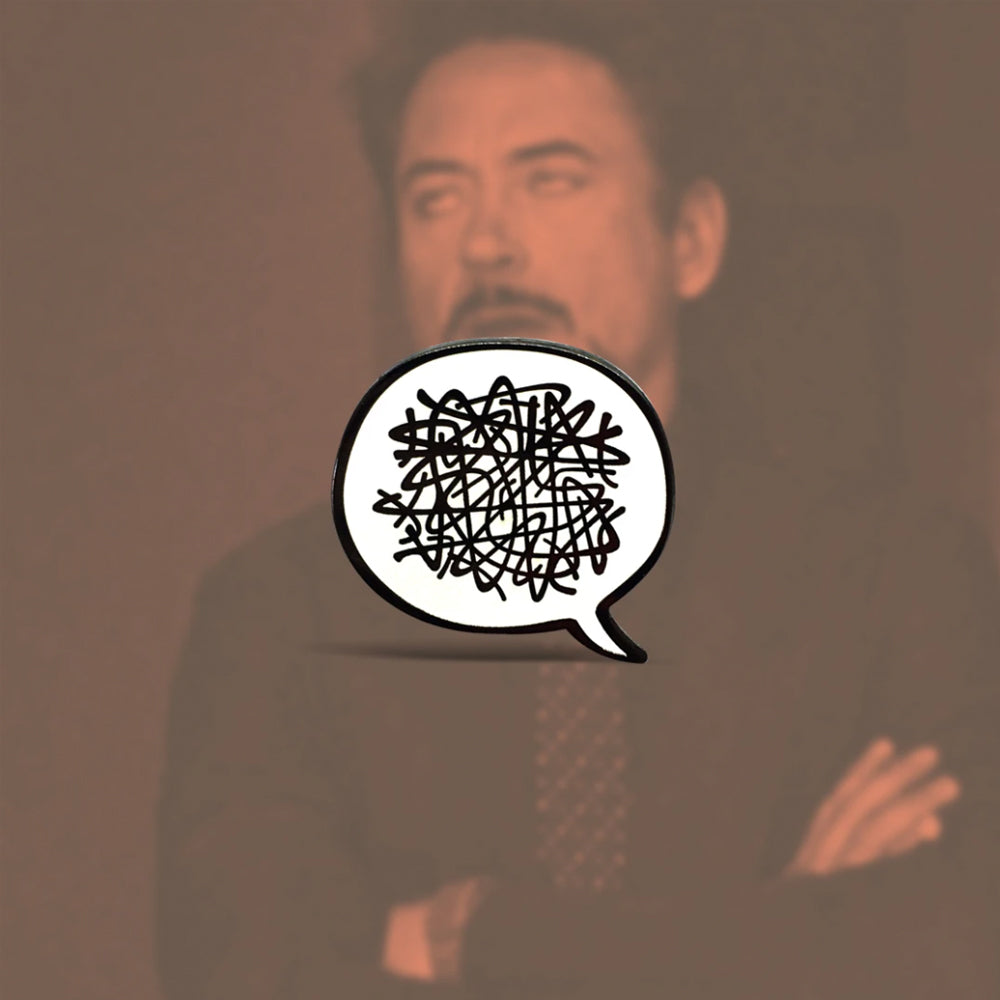 Speech Bubble Pin –– High Five Pins