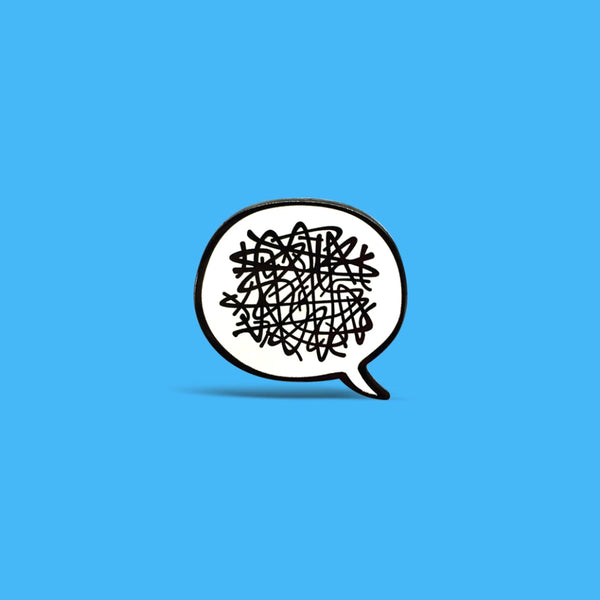 Speech Bubble Pin –– High Five Pins