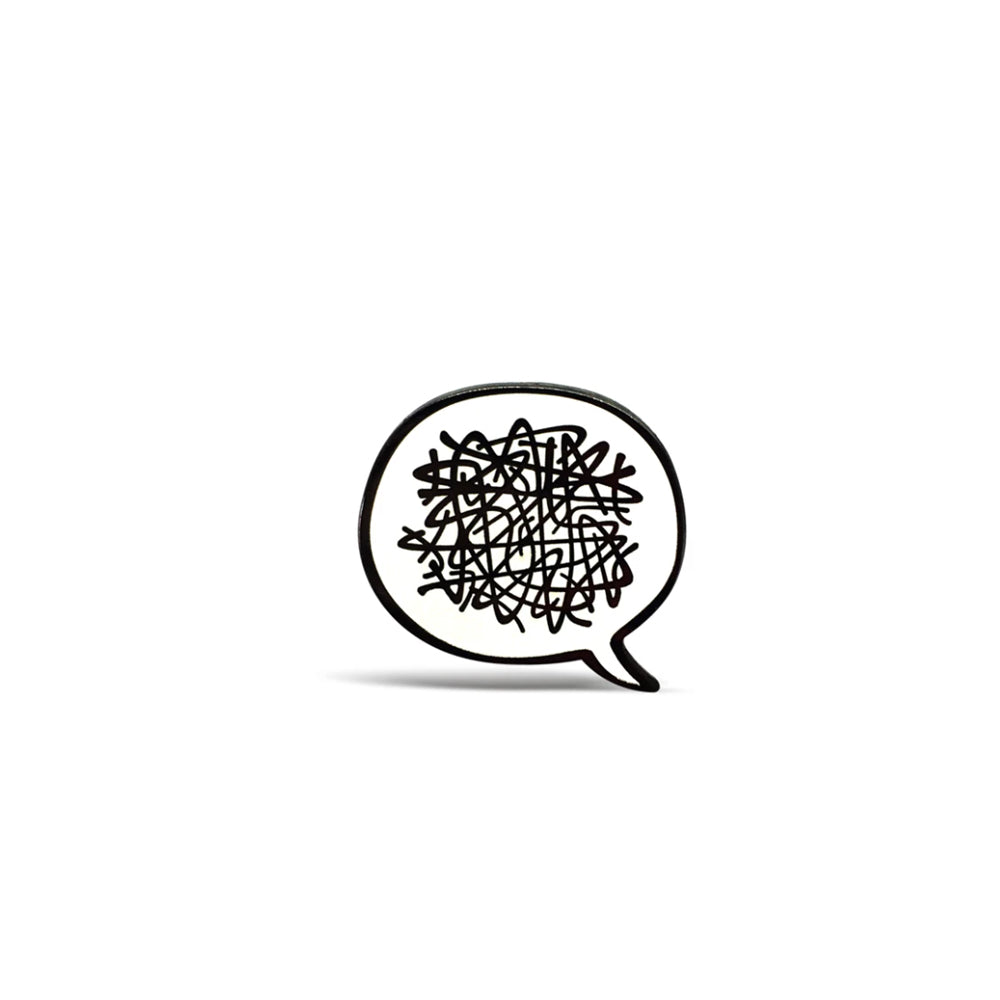 Speech Bubble Pin –– High Five Pins