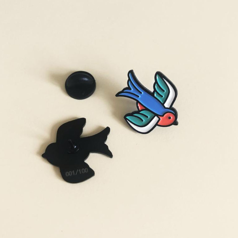 Swallow Pin –– Lynn Doodles