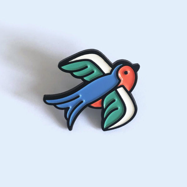 Swallow Pin –– Lynn Doodles