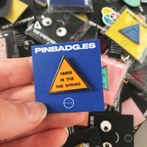Top-down Processing Theory — ‘Paris in The The Spring’ Enamel Pin