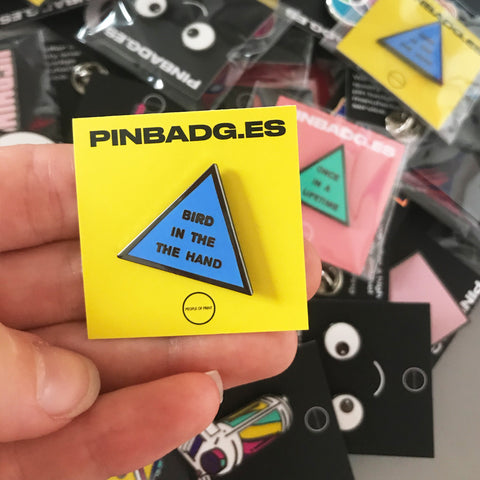 Top-down Processing Theory — ‘Bird In The The Hand’ Enamel Pin